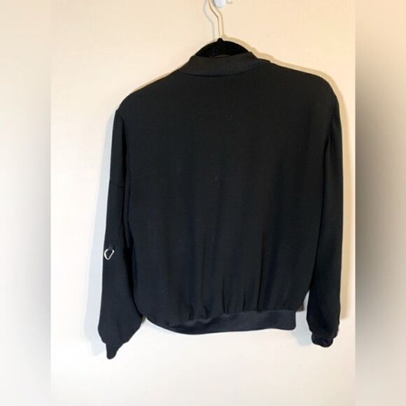 Zara Basic Black Zip-up jacket size XS - Picture 2 of 6